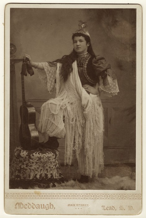 lady in costume