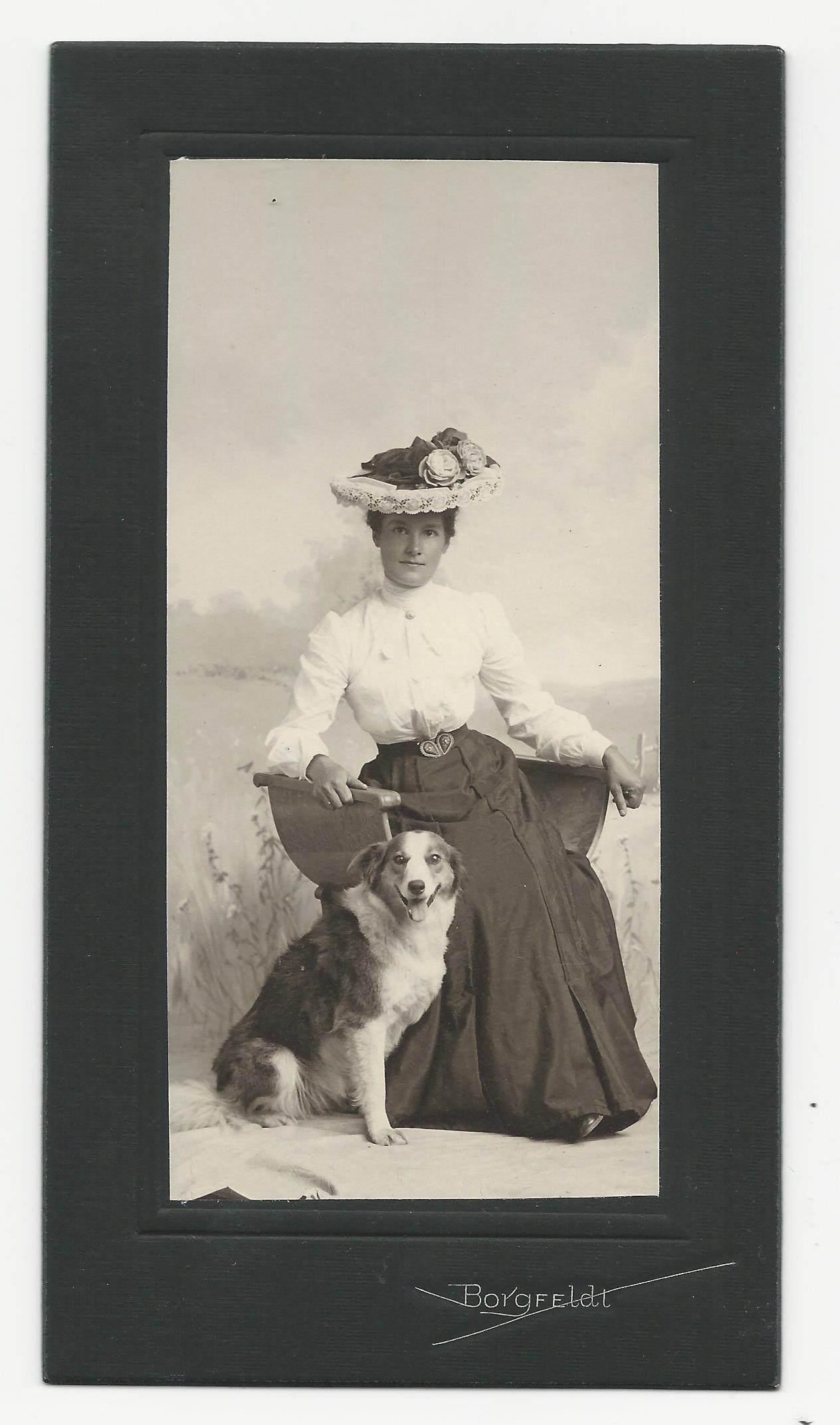 woman-and-dog
