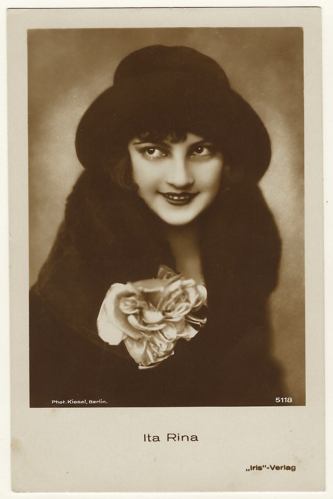TWO PORTRAITS OF EARLY FILM ACTRESS ITA RINA | THE CABINET CARD GALLERY