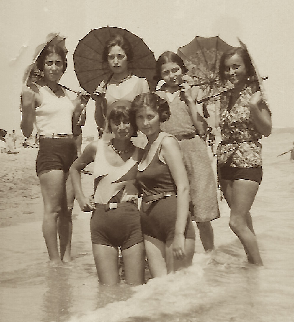 girls at beach roumania 2